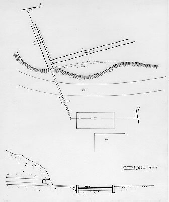 Etruscan cuniculus. Veio, Rome.