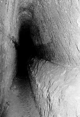 Etruscan cuniculus. Veio, Rome.