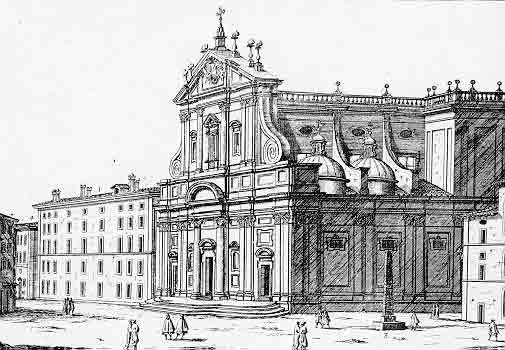 Angolo nord-ovest del Collegio Romano